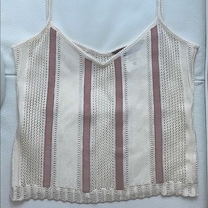 Vintage authentic John Galliano pointelle tank top